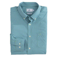 Causeway Gingham Intercoastal Performance Shirt by Southern Tide - Country Club Prep