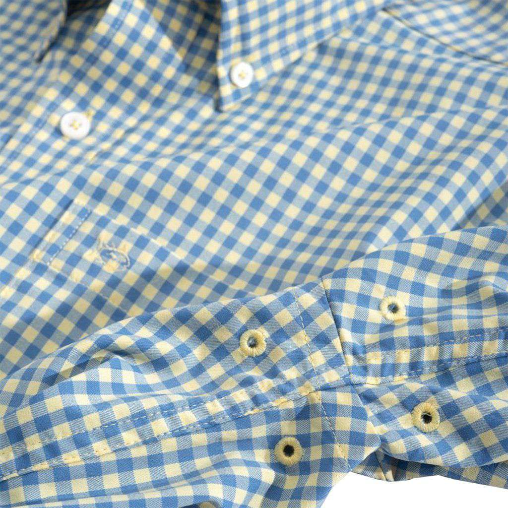 Causeway Gingham Intercoastal Performance Shirt by Southern Tide - Country Club Prep