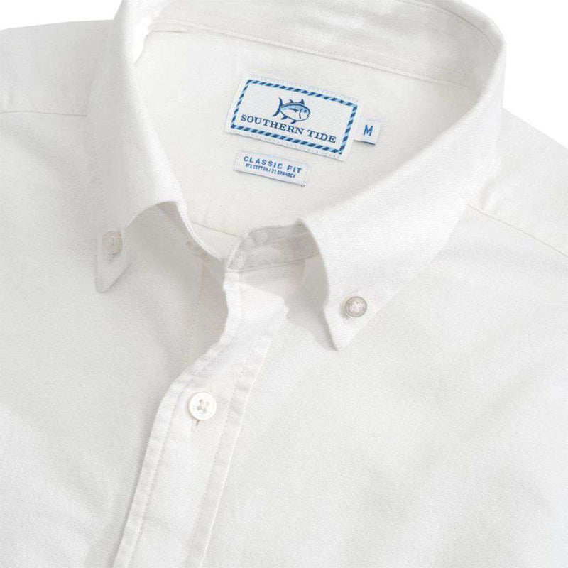 Channel Marker Oxford Solid Sport Shirt by Southern Tide - Country Club Prep