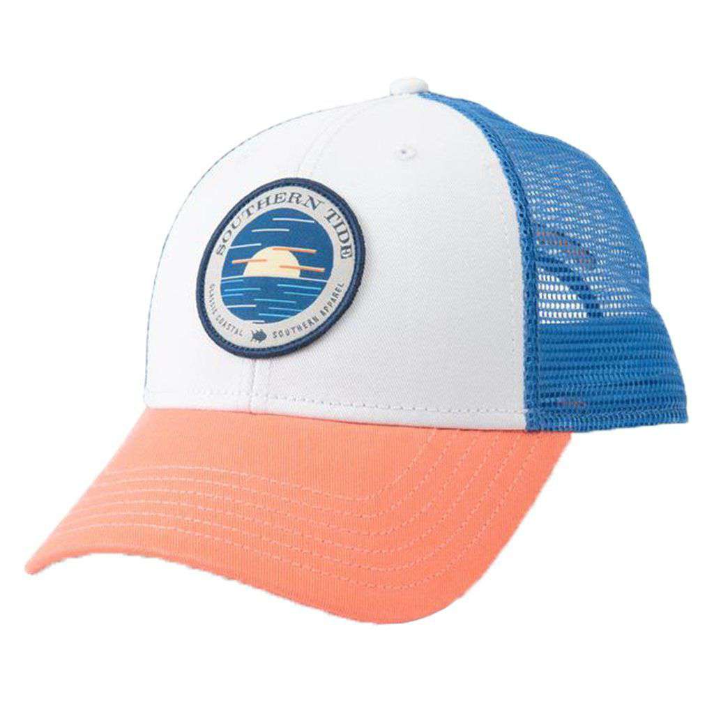 Circle Horizon Patch Trucker Hat by Southern Tide - Country Club Prep