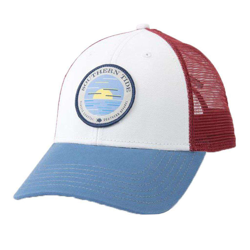 Circle Horizon Patch Trucker Hat by Southern Tide - Country Club Prep