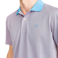 Fort Frederik Stripe Performance Pique Polo Shirt by Southern Tide - Country Club Prep