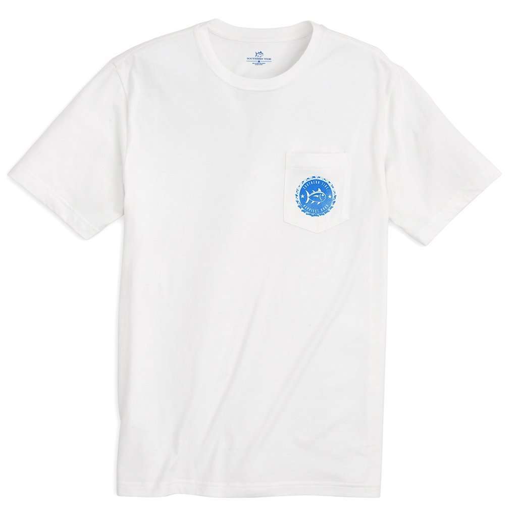 Happy Hour T-Shirt in White by Southern Tide - Country Club Prep