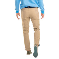 Intercoastal Performance Pant in Sandstone Khaki by Southern Tide - Country Club Prep