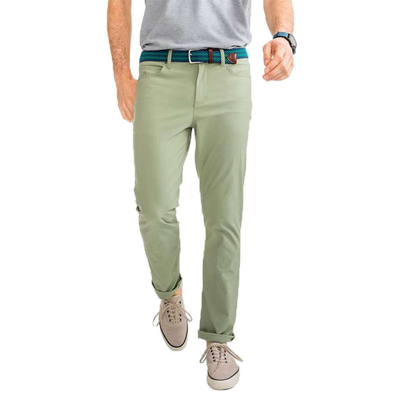 Intercoastal Performance Pant in Seagrass Green by Southern Tide - Country Club Prep