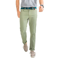 Intercoastal Performance Pant in Seagrass Green by Southern Tide - Country Club Prep