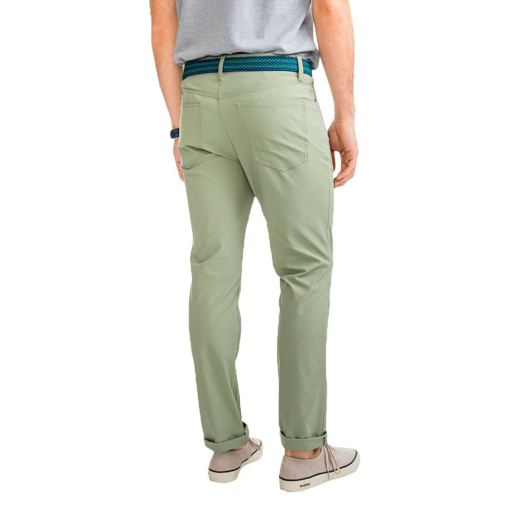 Intercoastal Performance Pant in Seagrass Green by Southern Tide - Country Club Prep