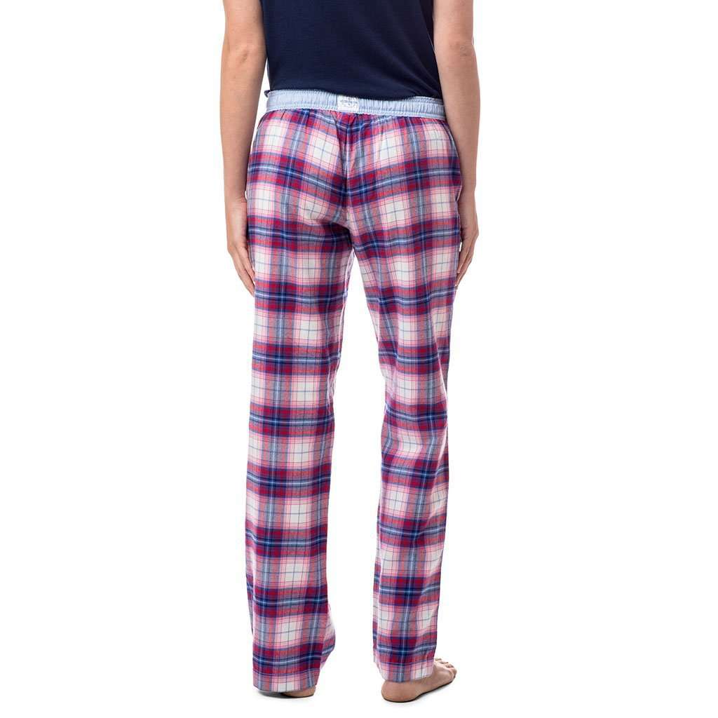 Merrytime Plaid Lounge Pant in Marshmallow by Southern Tide - Country Club Prep