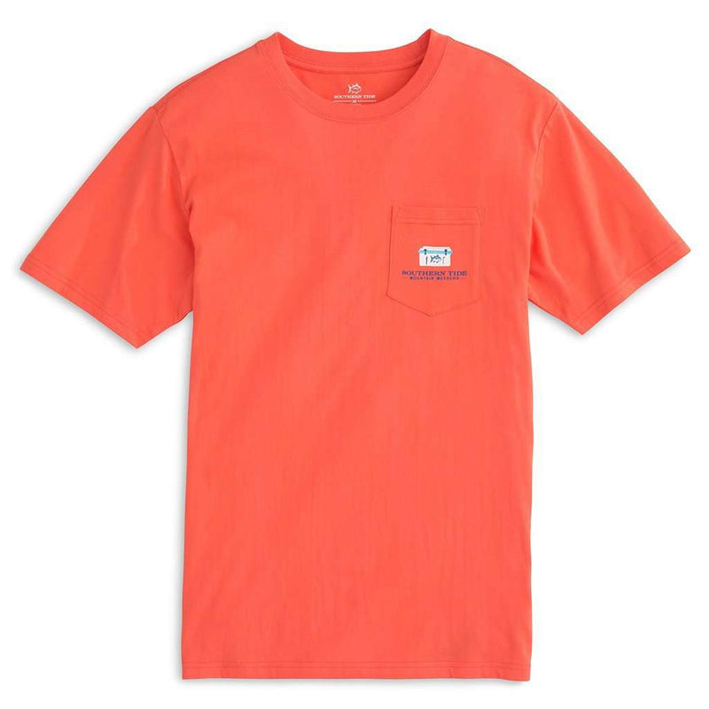 Mountain Weekend Camping T-Shirt in Melon by Southern Tide - Country Club Prep