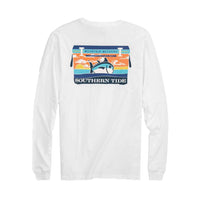 Mountain Weekend Cooler Long Sleeve T-Shirt in Classic White by Southern Tide - Country Club Prep