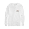 Mountain Weekend Cooler Long Sleeve T-Shirt in Classic White by Southern Tide - Country Club Prep