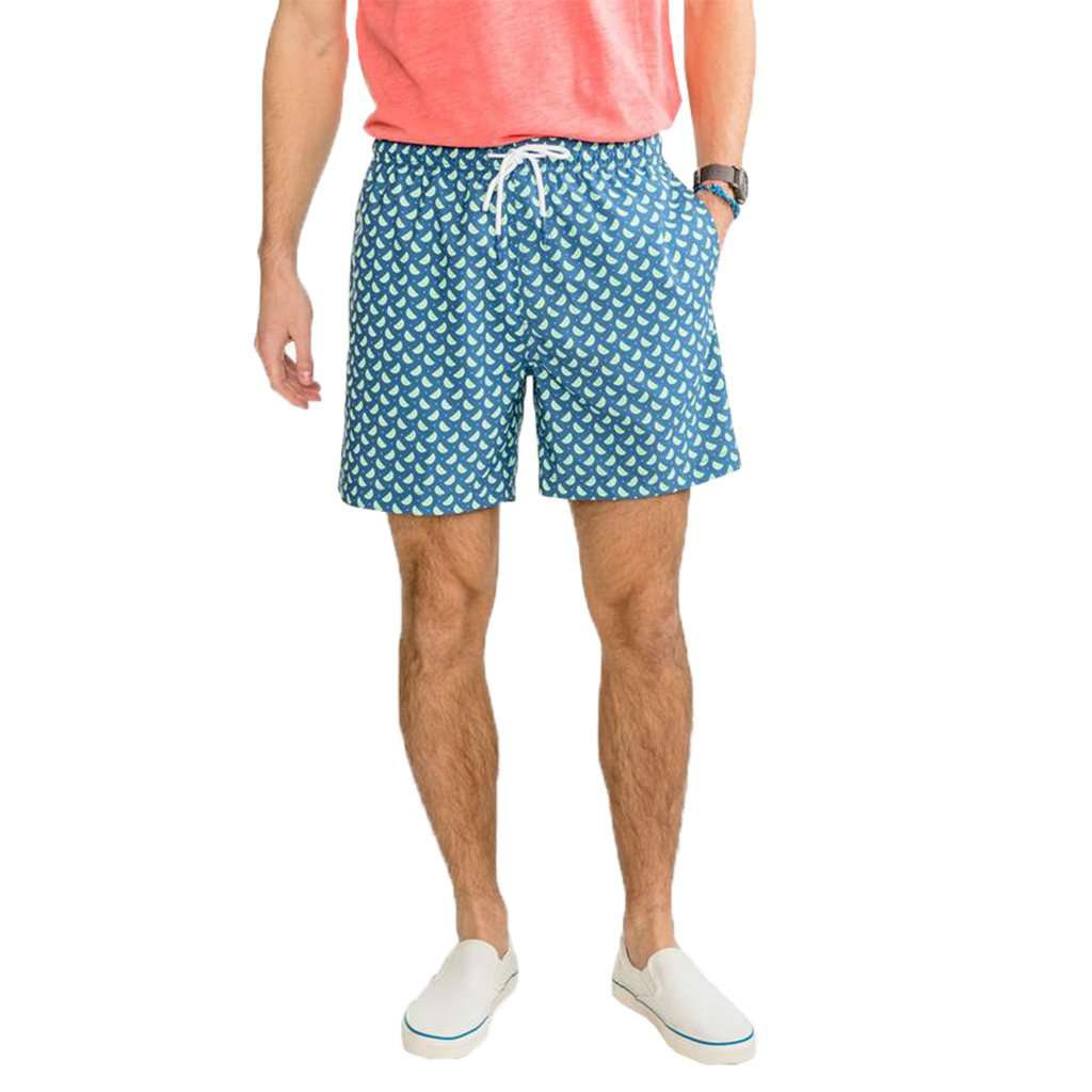 Pick Up Limes Swim Trunk by Southern Tide - Country Club Prep
