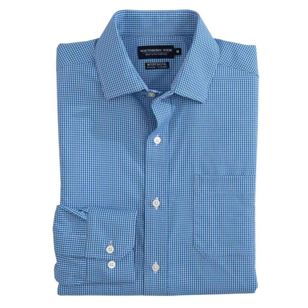 Pitons Plaid Brrrº Intercoastal Performance Shirt by Southern Tide - Country Club Prep