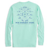 Points of Sail Long Sleeve T-Shirt in Offshore Green by Southern Tide - Country Club Prep