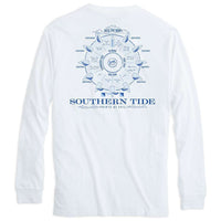 Points of Sail Long Sleeve T-Shirt in White by Southern Tide - Country Club Prep