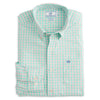 Precheck Plaid Intercoastal Performance Shirt in Mint by Southern Tide - Country Club Prep