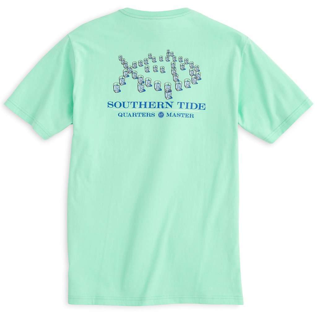 Quarter Master T-Shirt in Offshore Green by Southern Tide - Country Club Prep