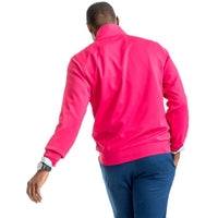 Riverbend Performance 1/4 Zip Pullover in Sangria by Southern Tide - Country Club Prep