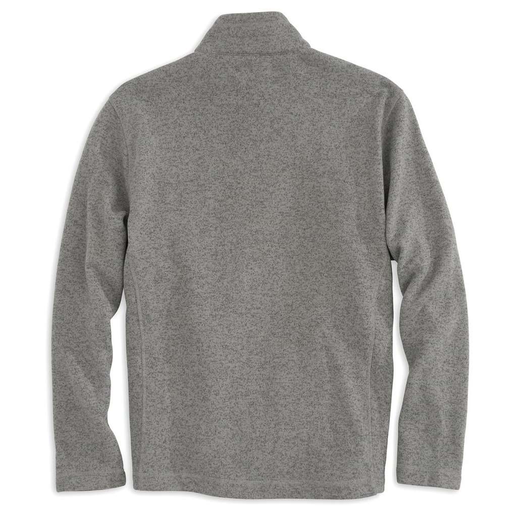 Samson Peak 1/4 Zip Sweater Fleece in Steel Grey by Southern Tide - Country Club Prep