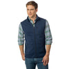 Samson Peak Sweater Fleece Vest in True Navy by Southern Tide - Country Club Prep