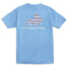 Skipjack Flag Tee Shirt in Ocean Channel by Southern Tide - Country Club Prep