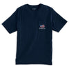 Skipjack Flag Tee Shirt in Yacht Blue by Southern Tide - Country Club Prep