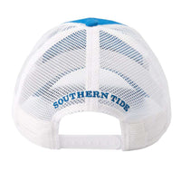Skipjack Twill Trucker Hat in Cobalt Blue by Southern Tide - Country Club Prep