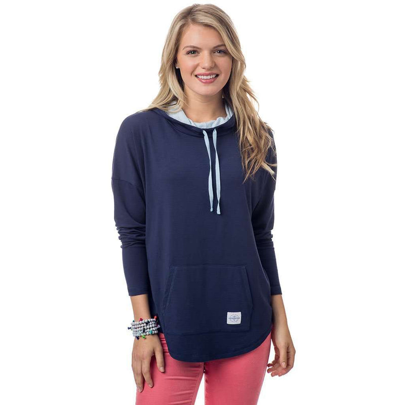 Skipper Hoodie in Nautical Navy by Southern Tide - Country Club Prep