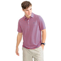 Sonar Performance Striped Polo Shirt by Southern Tide - Country Club Prep