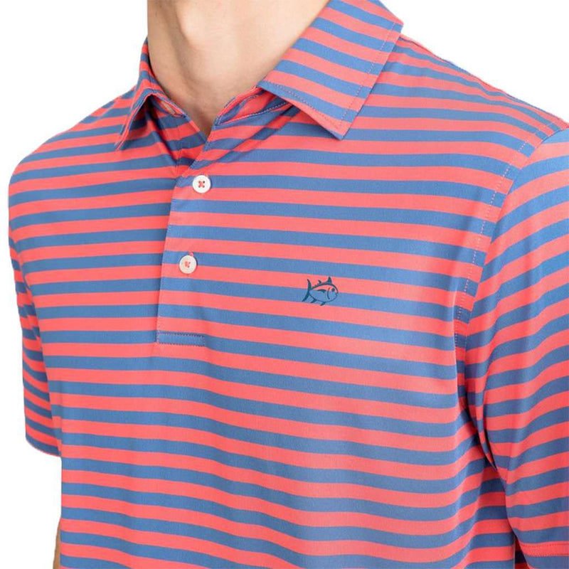 Sonar Performance Striped Polo Shirt by Southern Tide - Country Club Prep