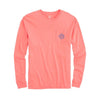 Southern Compass Long Sleeve T-Shirt in Shell Pink by Southern Tide - Country Club Prep