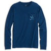 Southern Cross Long Sleeve T-Shirt in Yacht Blue by Southern Tide - Country Club Prep