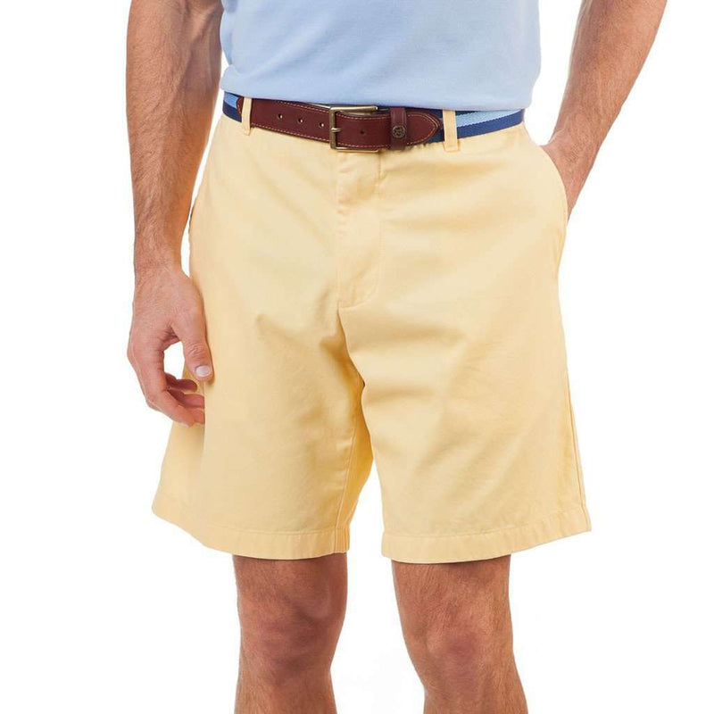 The 9" Skipjack Short in Pineapple by Southern Tide - Country Club Prep
