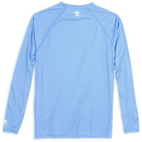 Tide to Trail Long Sleeve Performance T-Shirt in Ocean Channel by Southern Tide - Country Club Prep