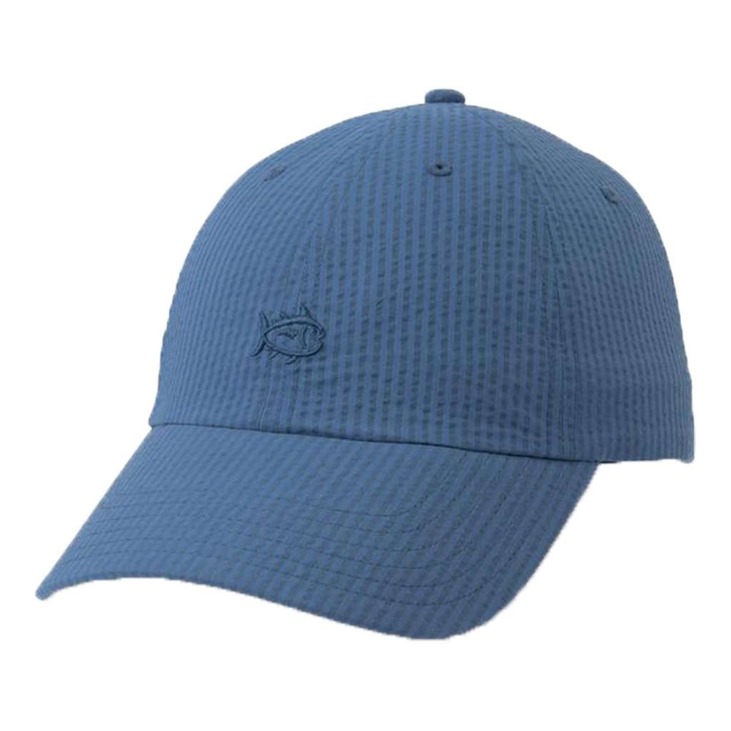 Tonal Seersucker Skipjack Hat by Southern Tide - Country Club Prep