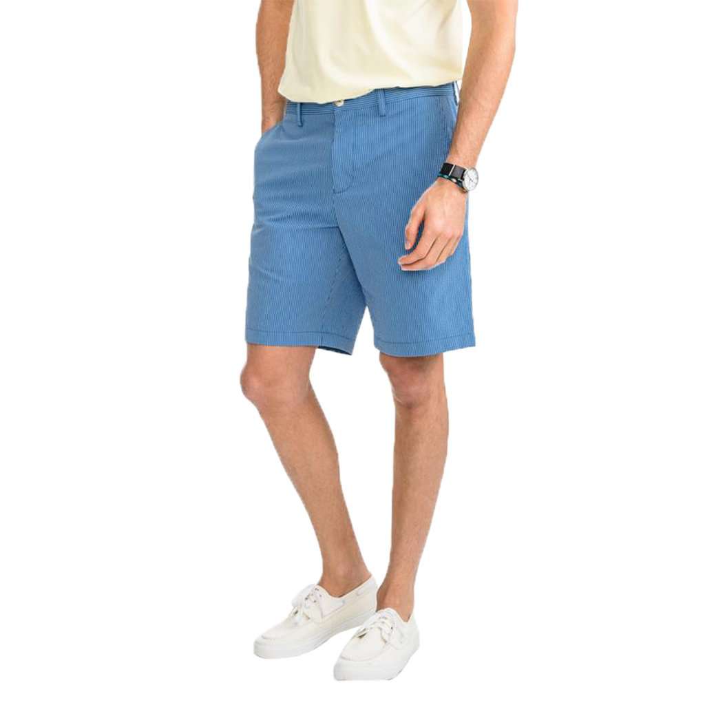 Tonal Seersucker Skipjack Short by Southern Tide - Country Club Prep