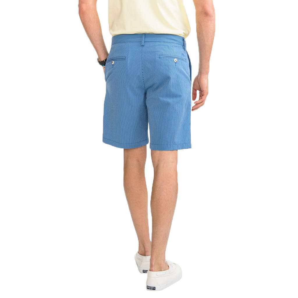 Tonal Seersucker Skipjack Short by Southern Tide - Country Club Prep