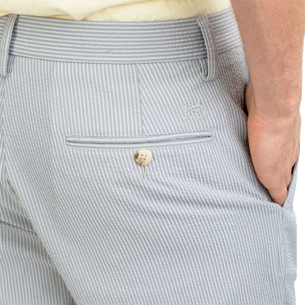 Southern Tide Tonal Seersucker Skipjack Short – Country Club Prep