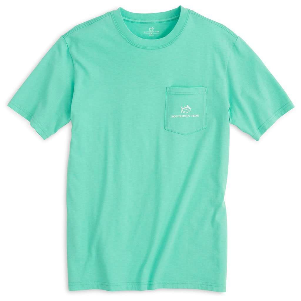 Wild with the Tide Bear Tee in Bermuda Teal by Southern Tide - Country Club Prep