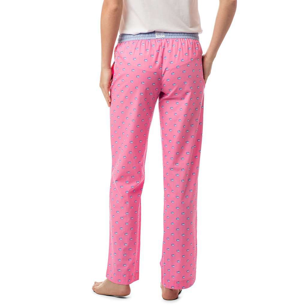 Women's Skipjack Lounge Pant in Smoothie Pink by Southern Tide - Country Club Prep