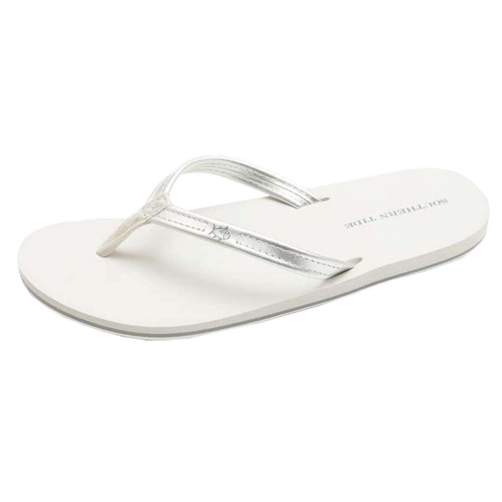 Southern tide flip flops womens best sale