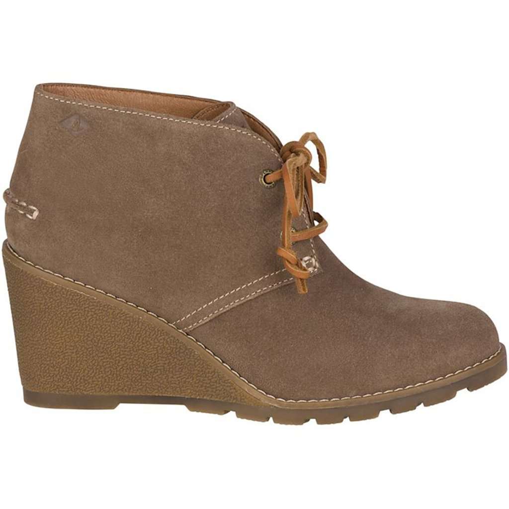 Women's Celeste Prow Bootie in Taupe by Sperry - Country Club Prep