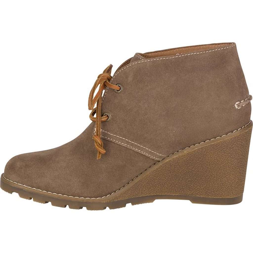 Women's Celeste Prow Bootie in Taupe by Sperry - Country Club Prep