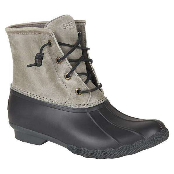 Sperry duck boots 2025 gray and pink