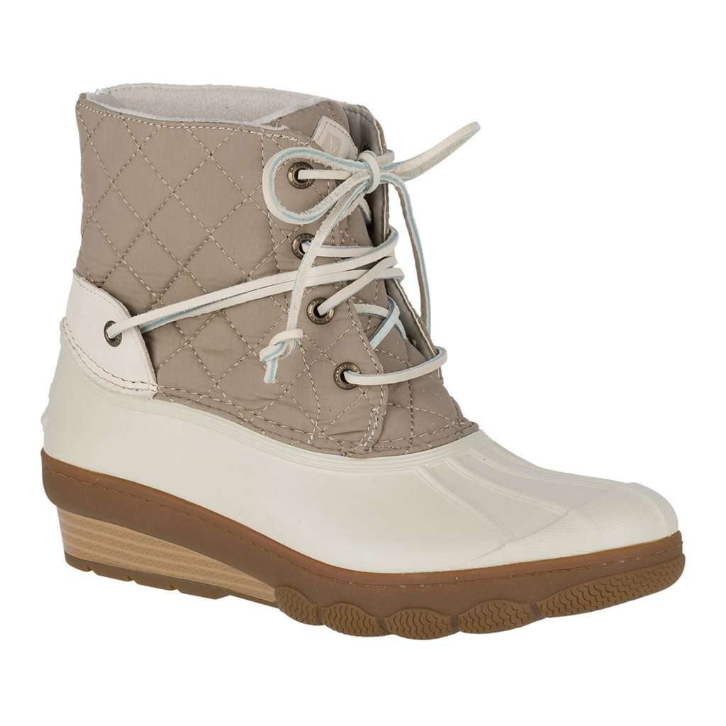 Sperry saltwater wedge boots sale