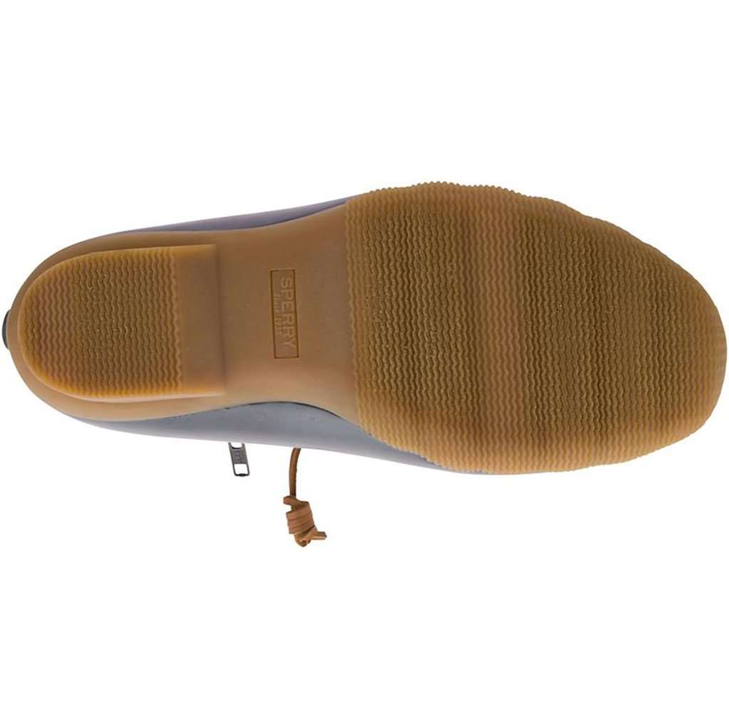Saltwater wool embossed duck boot top