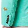 Spinnaker Blazer with Racing Horses in Palm by Castaway Clothing - Country Club Prep