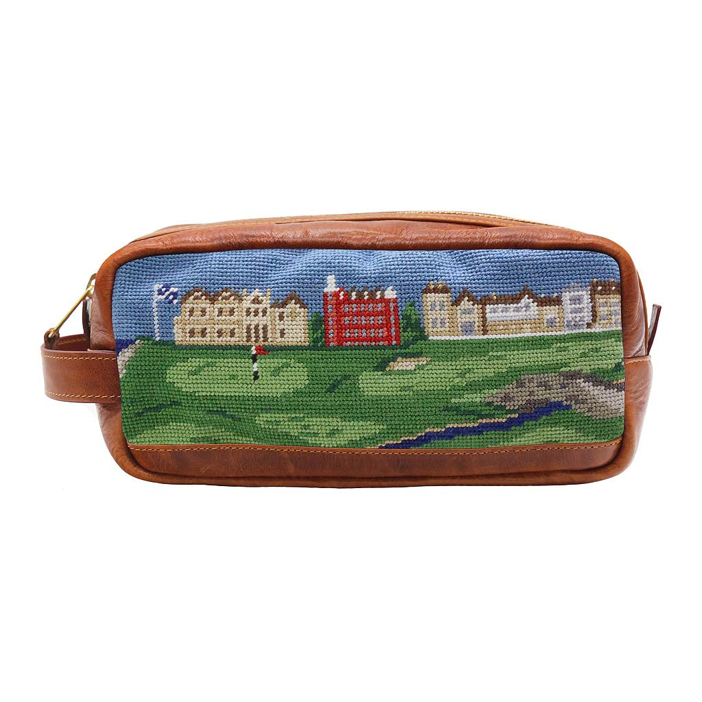 St. Andrews Scene Toiletry Bag by Smathers & Branson - Country Club Prep