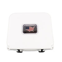 State Traditions America Cooler 32qt in White by Lit Coolers - Country Club Prep