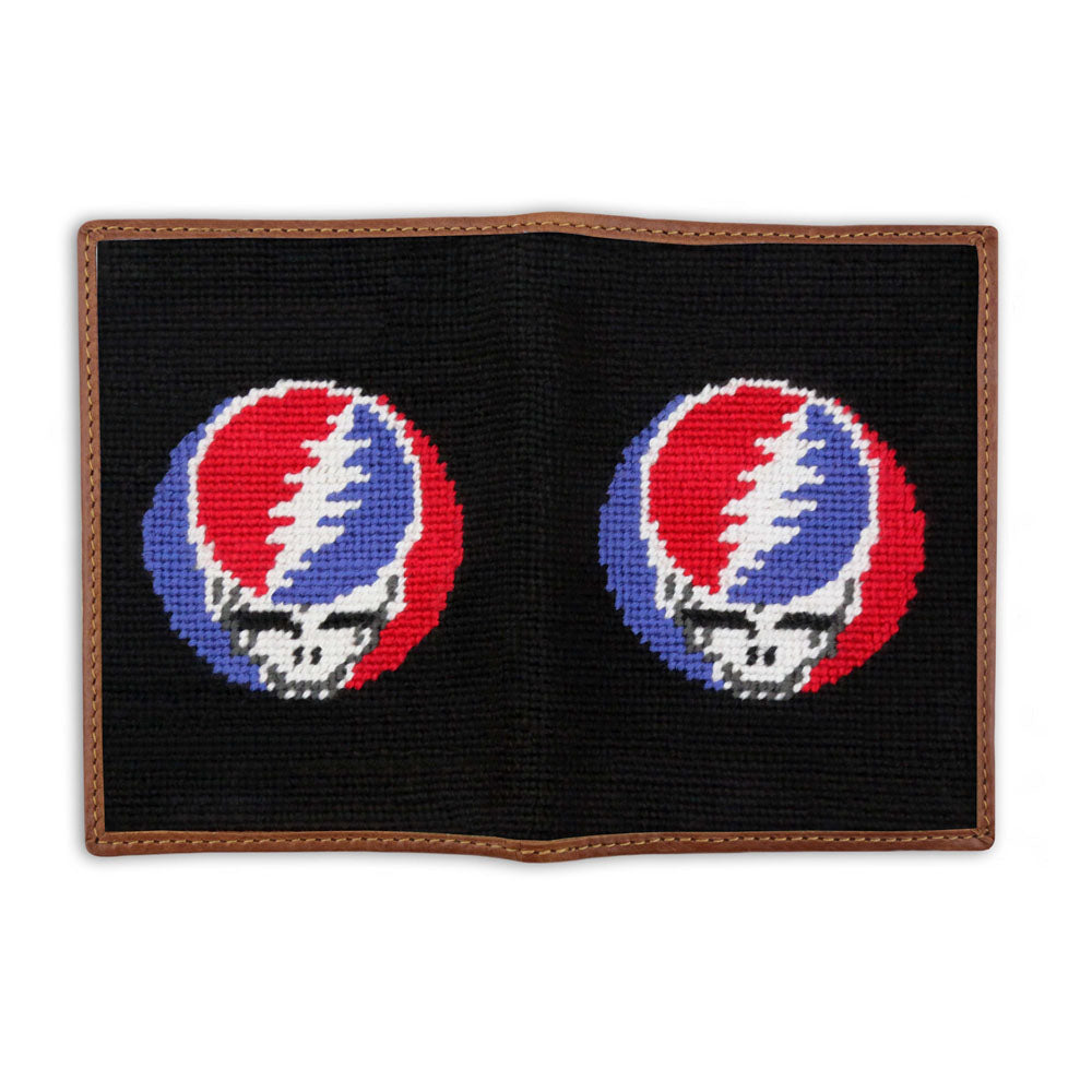 Steal Your Face Needlepoint Passport Case by Smathers & Branson - Country Club Prep